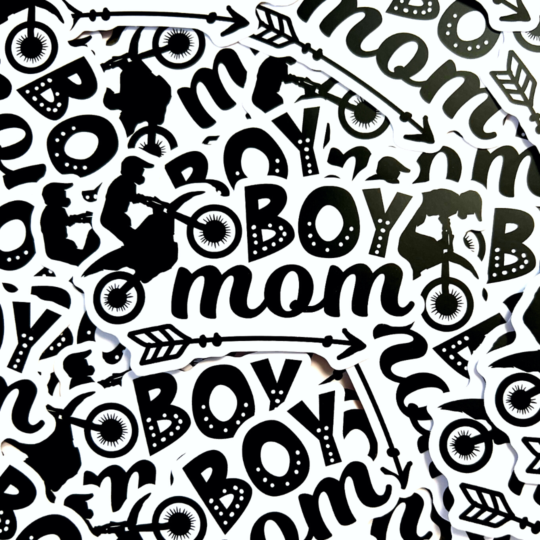 Boy Mom Sticker