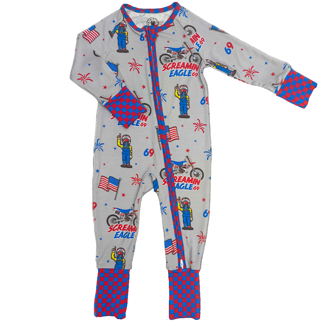 Ronnie Mac Zip Up Pajamas