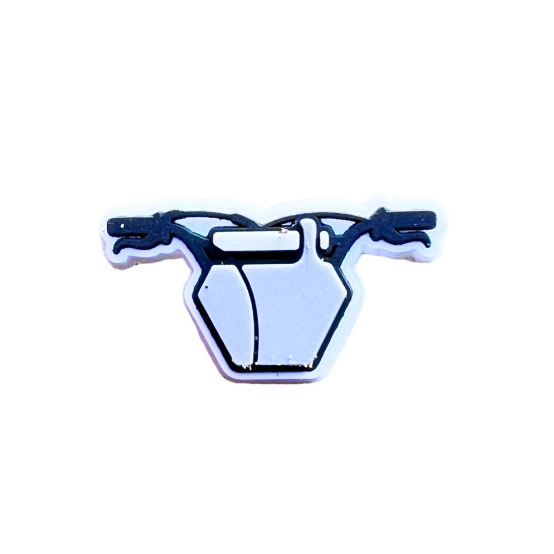 Handlebars Croc Charm