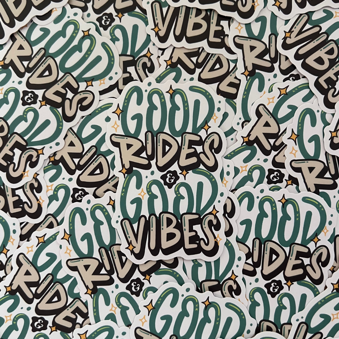 Good Rides & Good Vibes Sticker