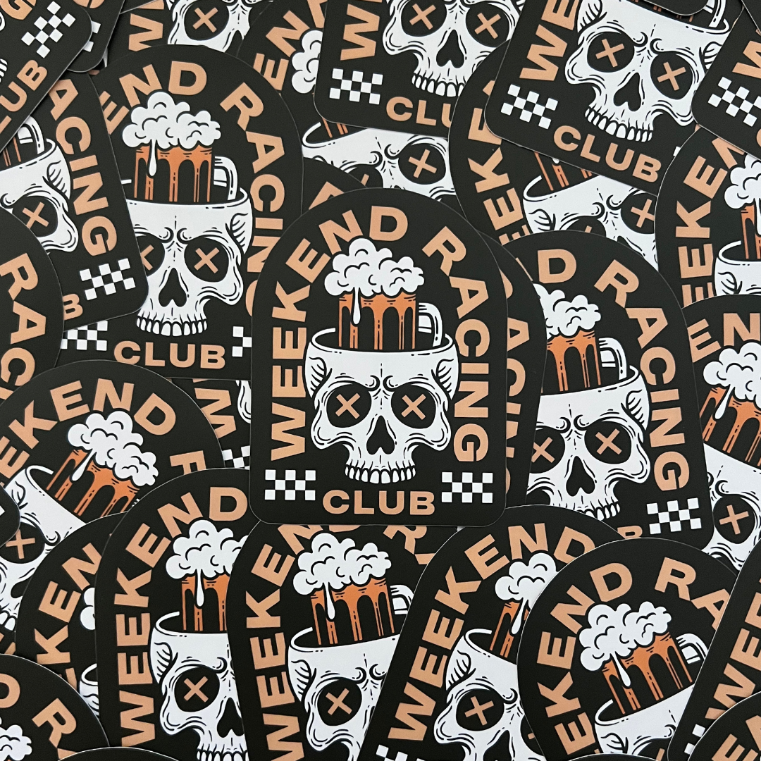 Weekend Racing Club Sticker