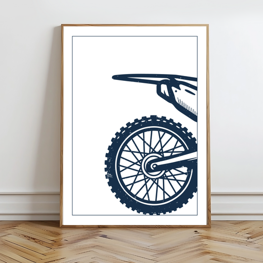 Dirt Bike Wall Prints - Digital Download