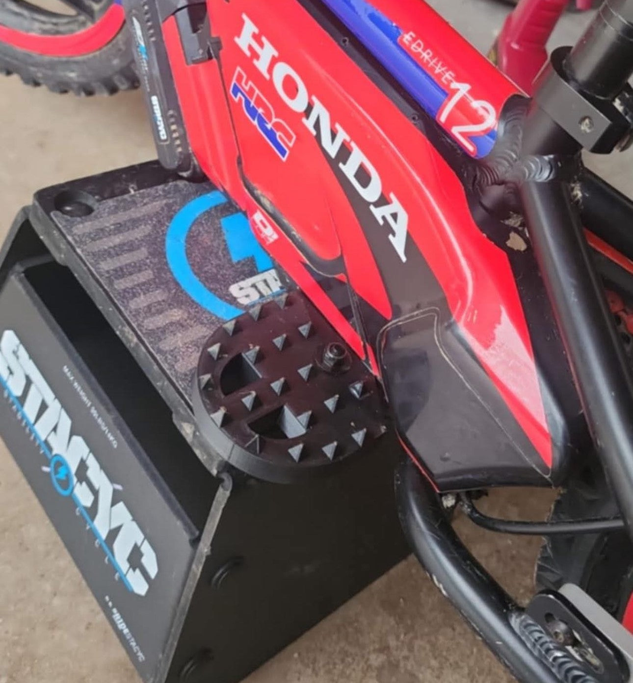 Stacyc 3D printed foot pegs