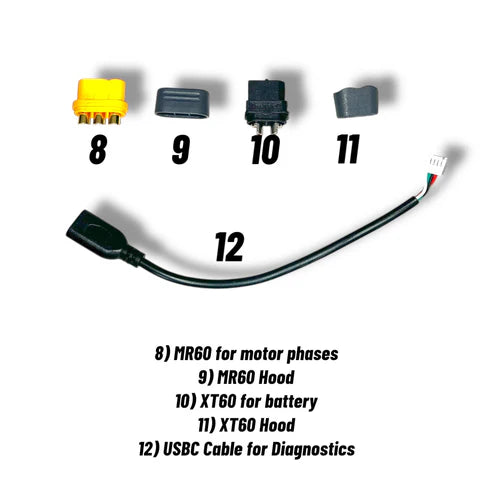 16S VESC Based Controller Kit for Stacyc by INDY SPEED CONTROL