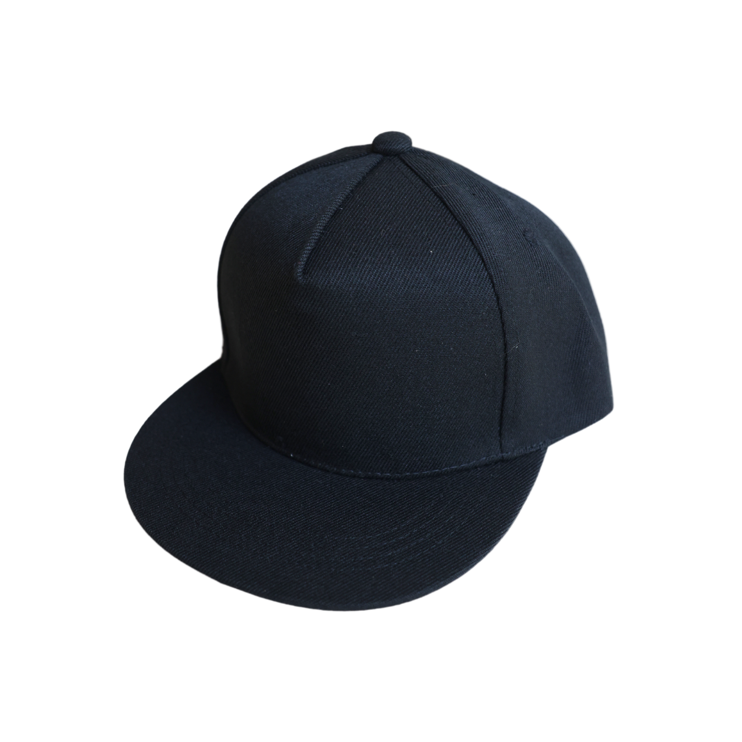 SOLID BLACK SNAPBACK // Y+R UNBRANDED BASICS
