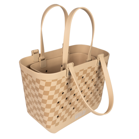 Desert Checker Moto Tote