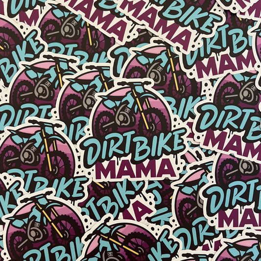 Dirt Bike Mama Sticker