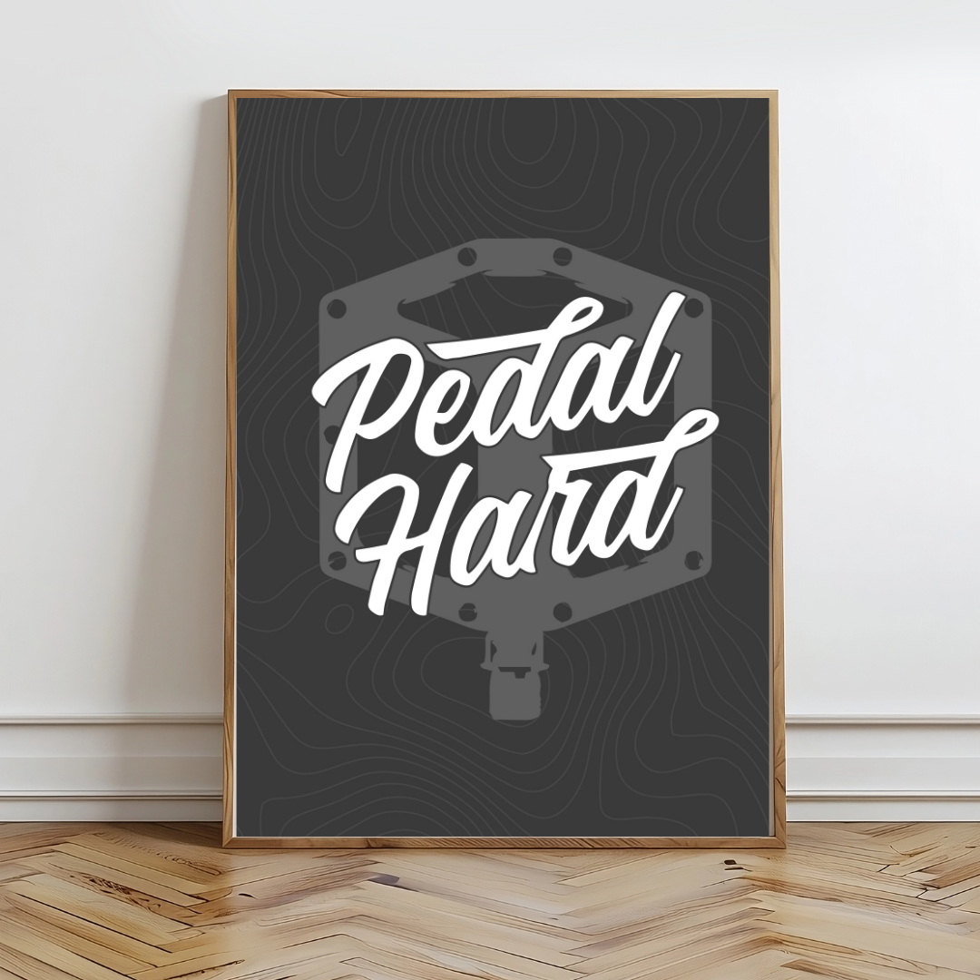 Pedal Hard Wall Prints - Digital Download