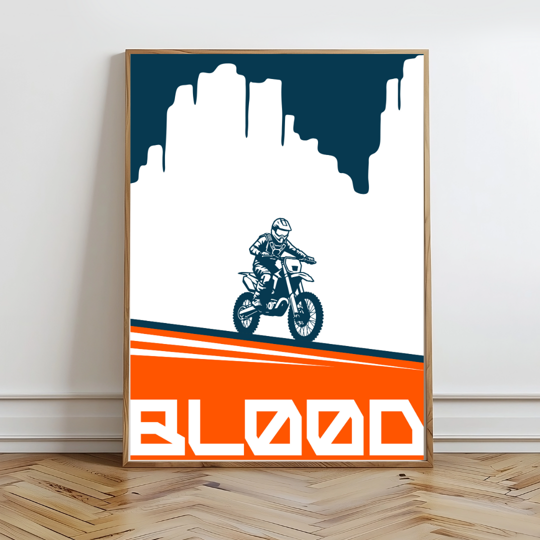 Blood Sweat & Gears Wall Prints - Digital Download