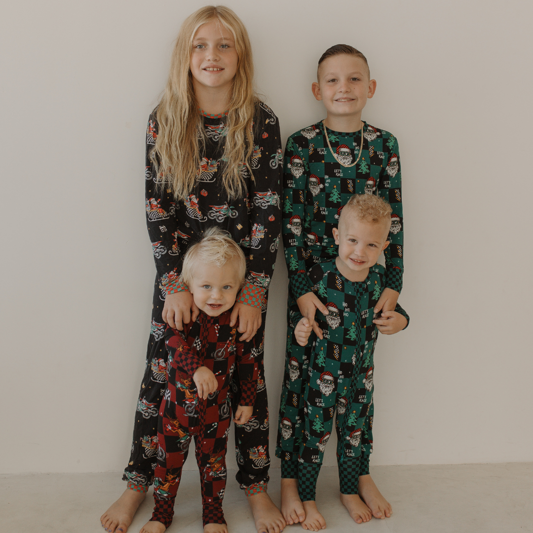 Rudolph The Red Nose Racer Zip Up Pajamas *PREORDER - SHIPPING OUT BETWEEN NOV 10-17*