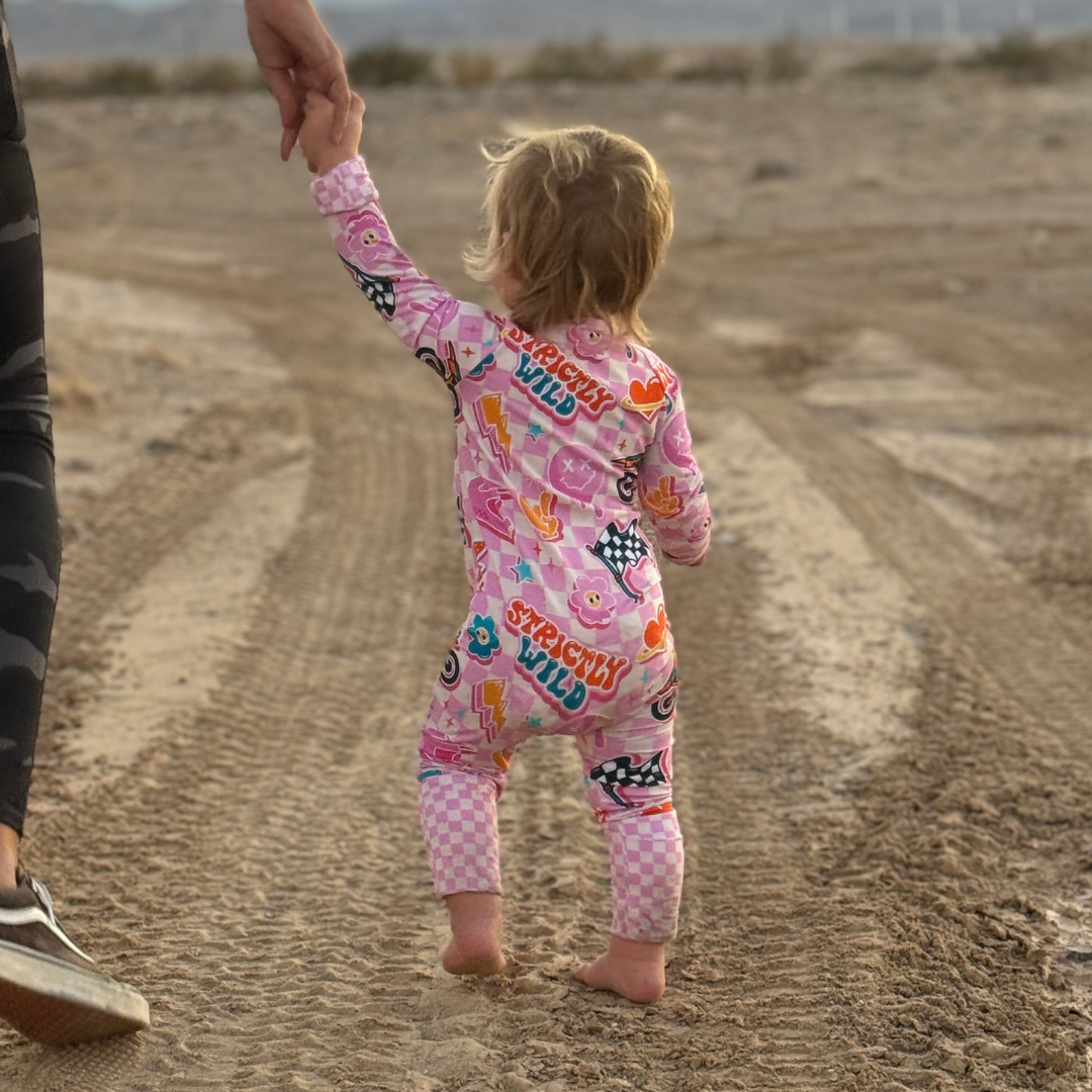 Groovy Zip Up Pajamas