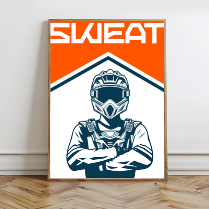 Blood Sweat & Gears Wall Prints - Digital Download