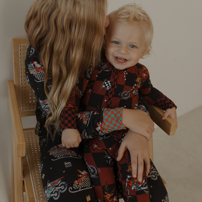 Rudolph The Red Nose Racer Zip Up Pajamas *PREORDER - SHIPPING OUT BETWEEN NOV 10-17*