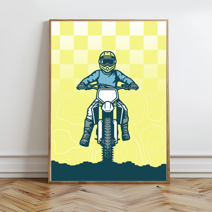 Never Stop Riding Wall Prints - Digital Download