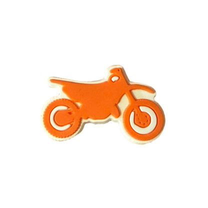 Dirt Bike Croc Charm