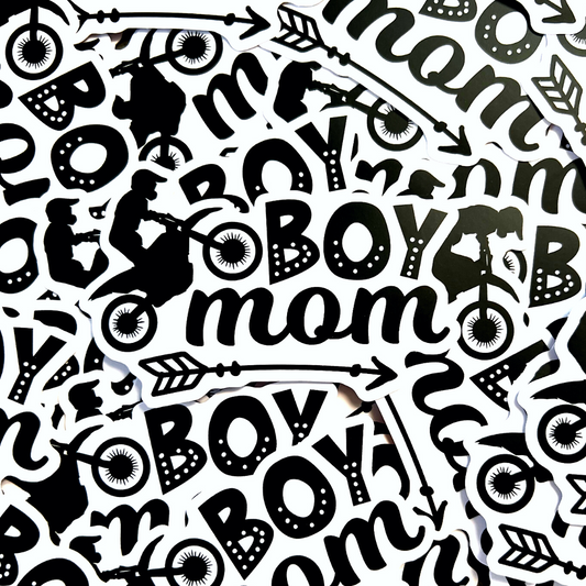 Boy Mom Sticker