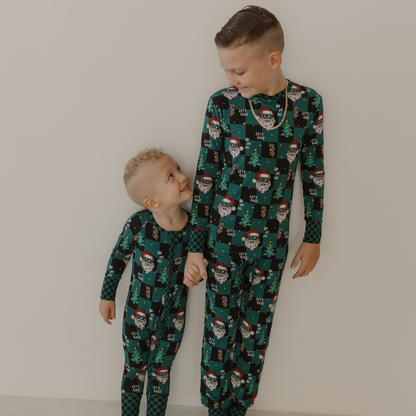 Let's Race Santa Toddler & Youth Pajamas *PREORDER - SHIPPING OUT BETWEEN NOV 24 - DEC 6*