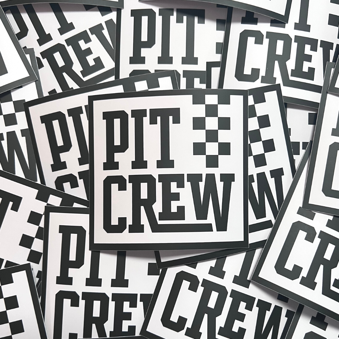 Pit Crew Sticker