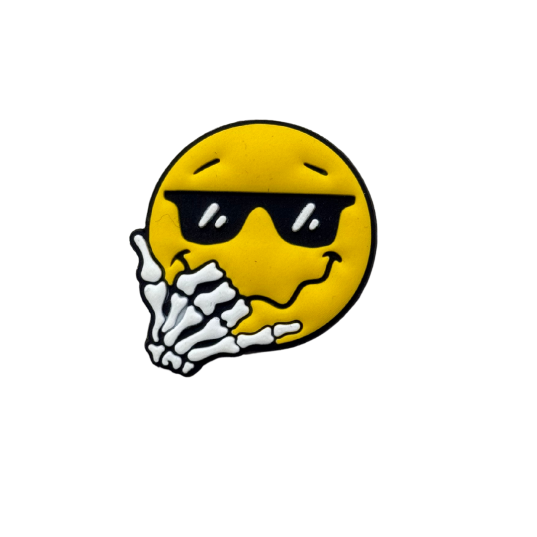 Smiley Shaka Croc Charm