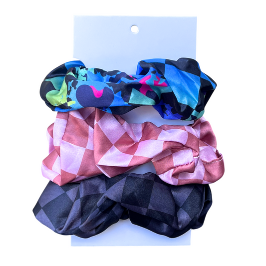 Checkered Scrunchies
