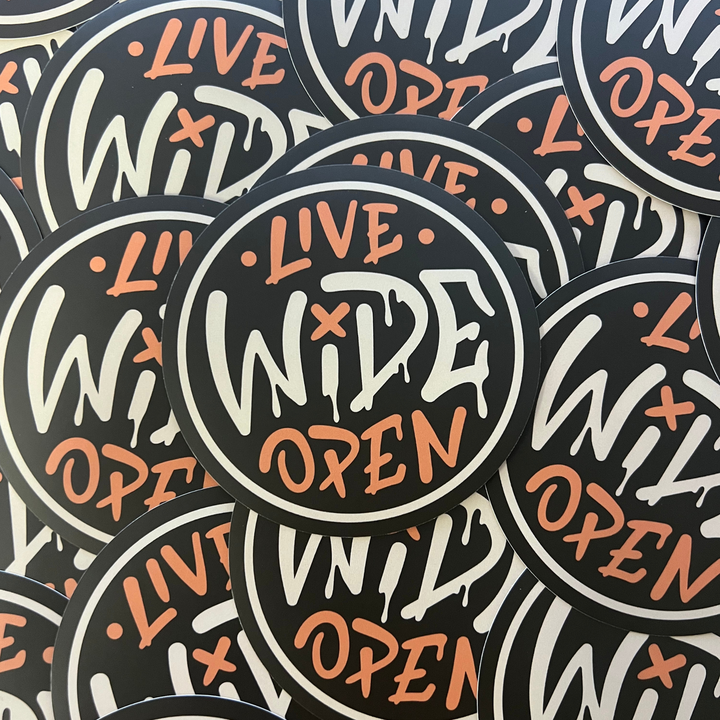 Live Wide Open Sticker