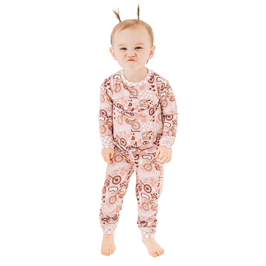 Braaap Like A Girl Zip Up Pajamas / PREORDER ships Jan 12 - 16