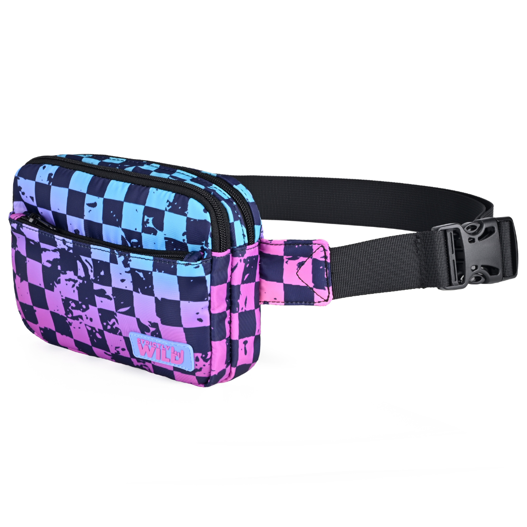 Rainbow Checker Cross Body