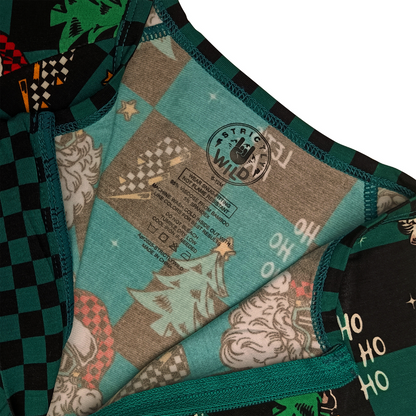 Let's Race Santa Zip Up Pajamas *PREORDER - SHIPPING OUT BETWEEN NOV 10-17*