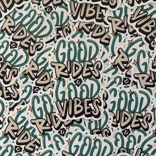 Good Rides & Good Vibes Sticker
