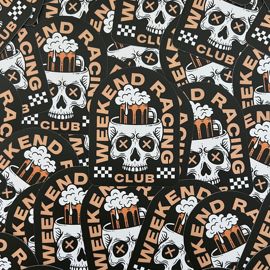 Weekend Racing Club Sticker