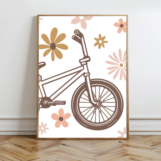 Bmx Girl Wall Prints - Digital Download