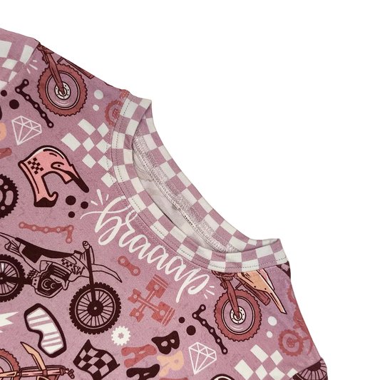 Braaap Like A Girl 2 Piece Pajamas / PREORDER ships Jan 12 - 16