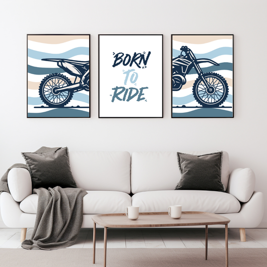 Born To Ride Wall Prints - Digital Download