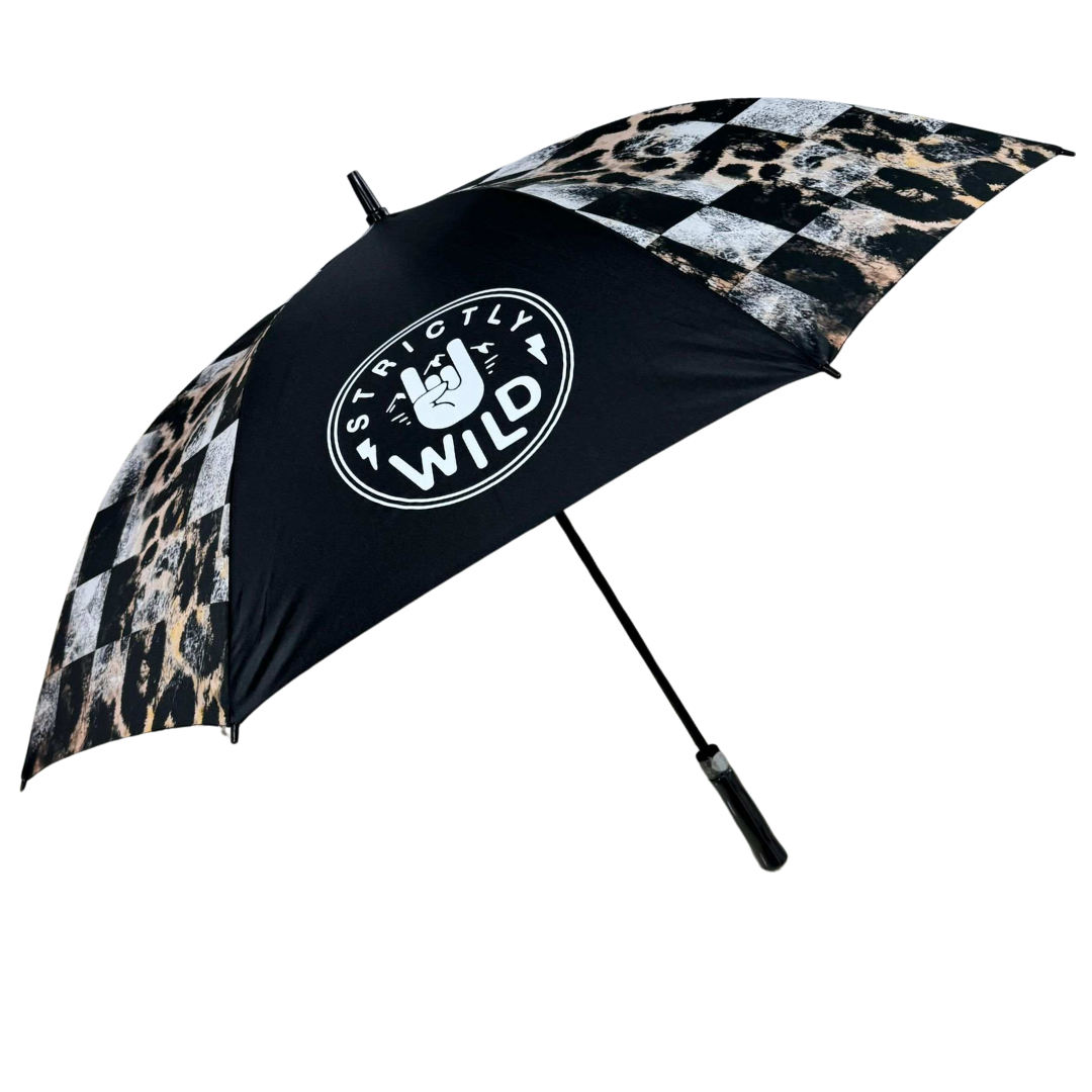 Leopard Checker Umbrella (CANNOT ORDER WITH ANYTHING BUT CROC CHARMS & STICKERS!!!)
