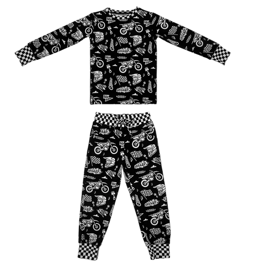 Lightning Speed 2 Piece Pajamas / PREORDER ships Jan 12 - 16