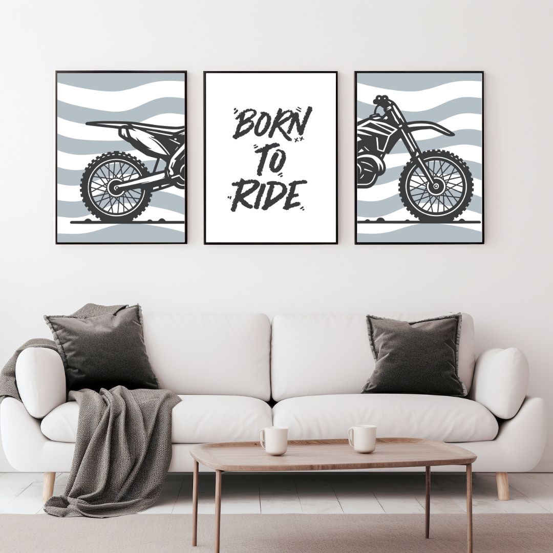 Born To Ride Wall Prints - Digital Download