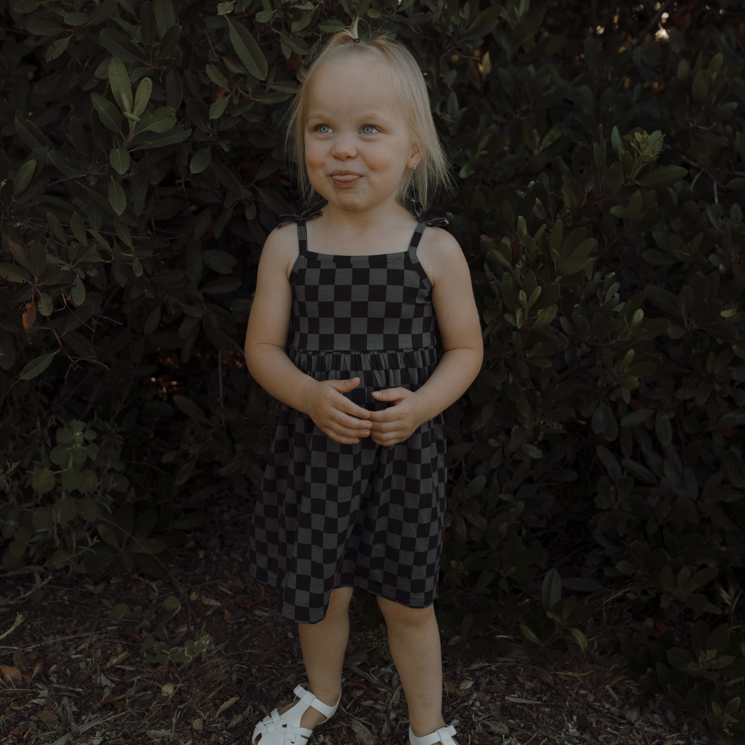 Stealth Checker Dress