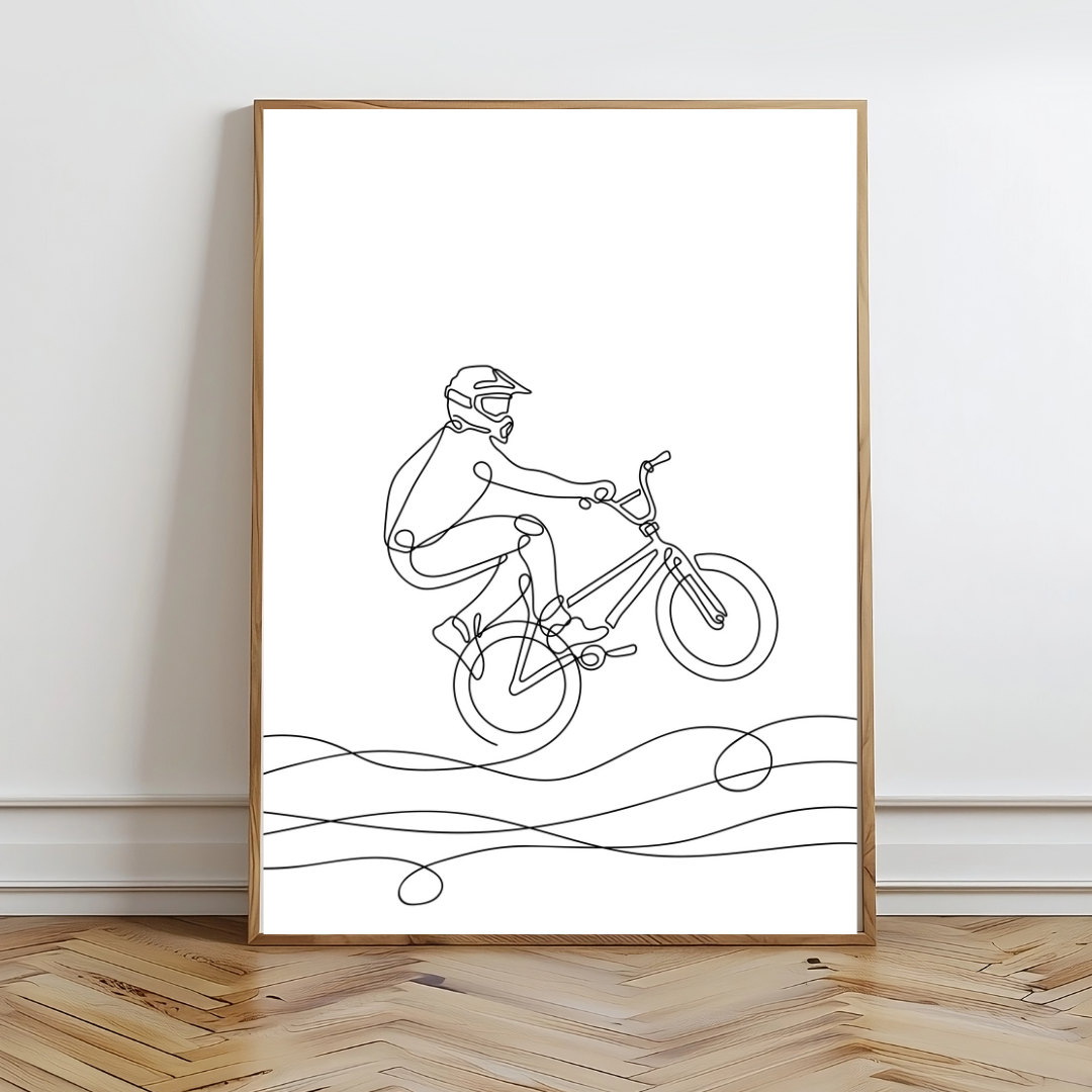BMX Line Wall Prints - Digital Download