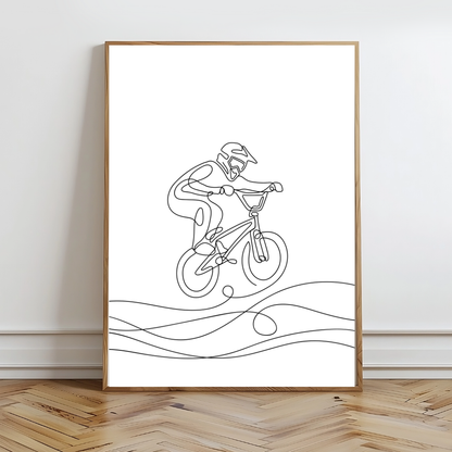 BMX Line Wall Prints - Digital Download