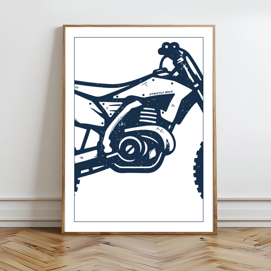 Dirt Bike Wall Prints - Digital Download