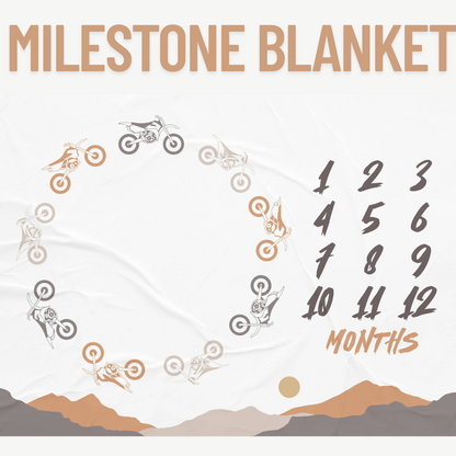 Sunset Cruise Milestone Blanket