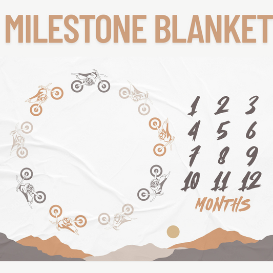 Sunset Cruise Milestone Blanket