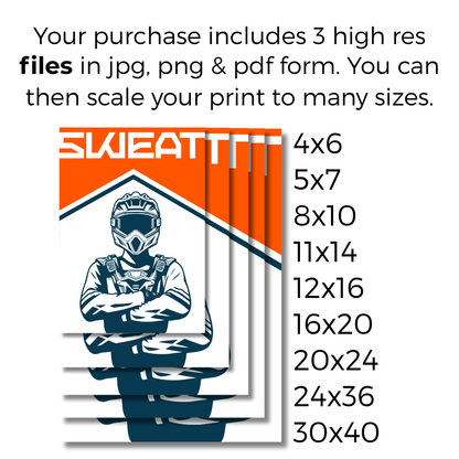 Moto Wall Prints - Digital Download