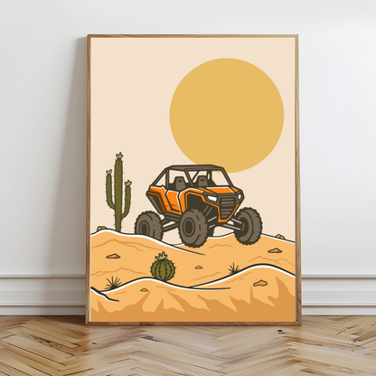 Desert Racing Wall Prints - Digital Download
