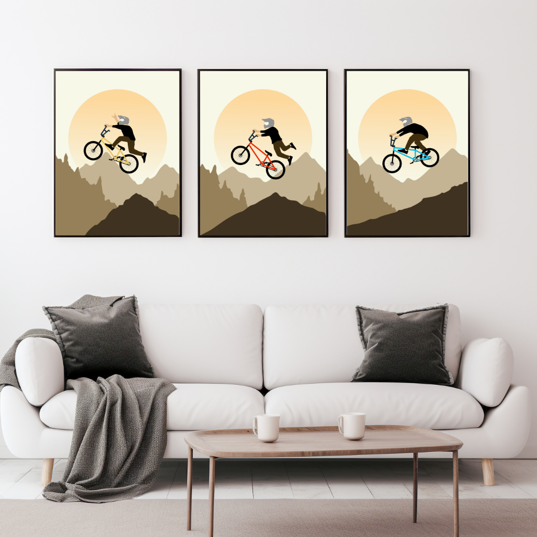 BMX Tricks Wall Prints - Digital Download