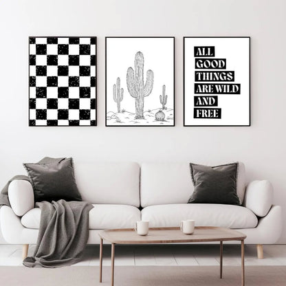 Wild And Free Wall Prints - Digital Download