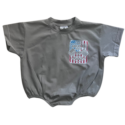 All American Racer T-Shirt Romper