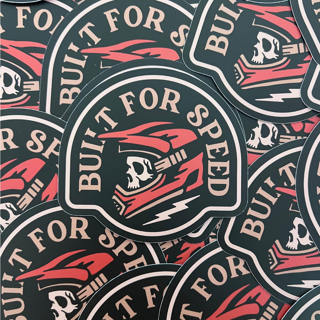 Built For Speed Sticker