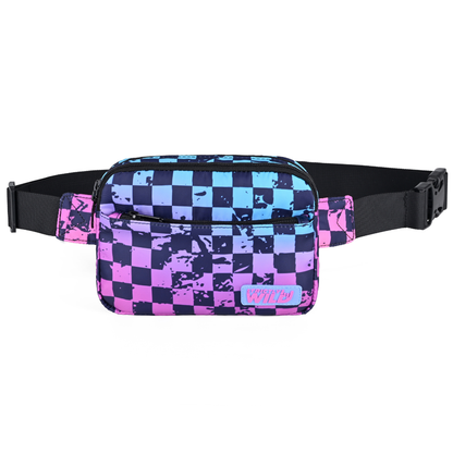 Rainbow Checker Cross Body