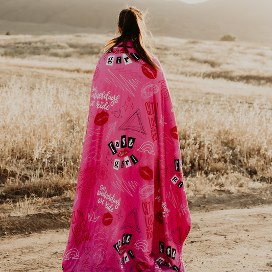 Fast Like A Girl Blankets / PREORDER: est shipping Nov 16 - Dec 9